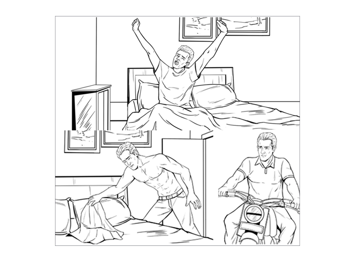 Illustration of illustration in the BookZen studio